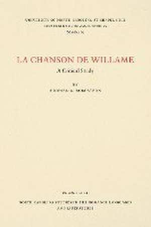 La Chanson de Willame de Howard S. Robertson