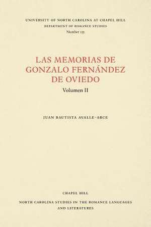 Las Memorias de Gonzalo Fernández de Oviedo de Juan Bautista Avalle-Arce