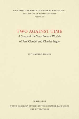 Two Against Time de Joy Nachod Humes