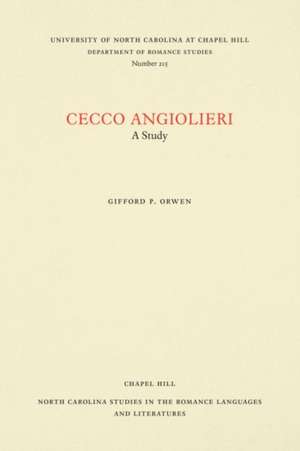 Cecco Angiolieri de Gifford P. Orwen