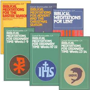 Biblical Meditations: Complete Set de Carroll Stuhlmueller