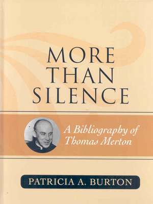 More Than Silence de Patricia A. Burton