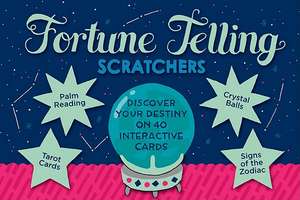 Fortune-Telling Scratchers: Discover Your Destiny on 40 Interactive Cards de Jan Rose