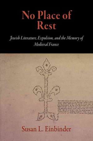 No Place of Rest – Jewish Literature, Expulsion, and the Memory of Medieval France de Susan L. Einbinder