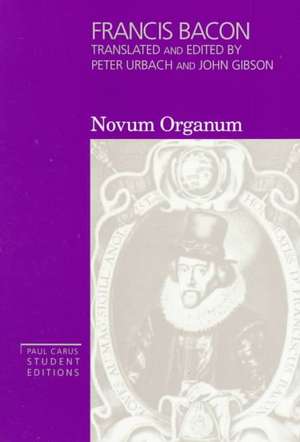 Novum Organum (Tr) de Francis Bacon