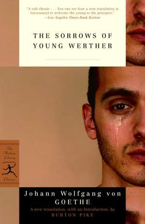 The Sorrows of Young Werther de Johann Wolfgang von Goethe