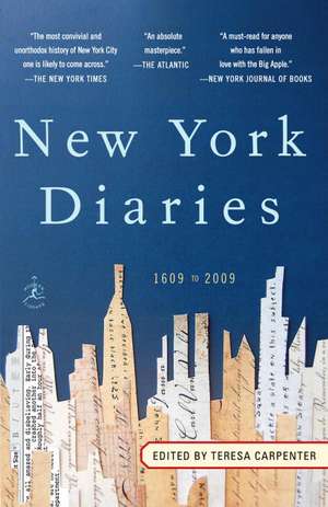 New York Diaries de Teresa Carpenter