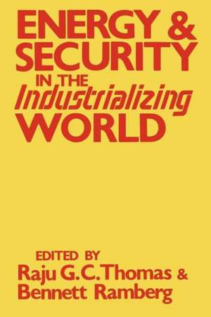 Energy and Security in the Industrializing World de Raju G.C. Thomas