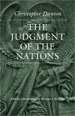 The Judgment of the Nations de Christopher Dawson