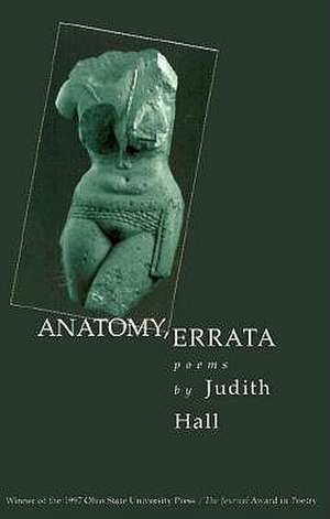 ANATOMY ERRATA de JUDITH HALL