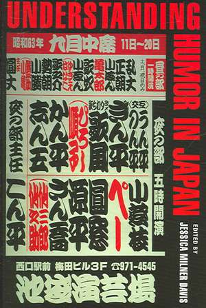 Understanding Humor in Japan de Jessica Milner Davis