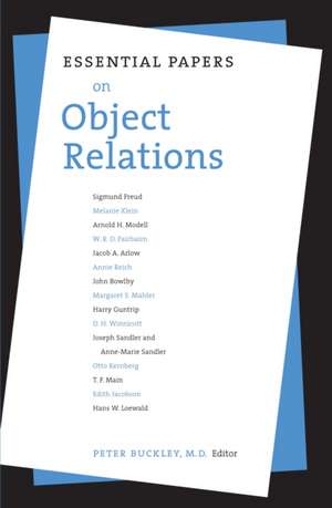 Essential Papers on Object Relations de Peter J. Buckley