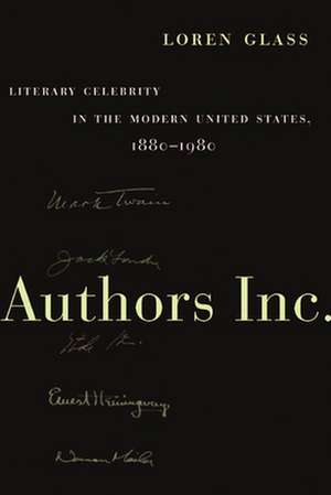 Authors Inc. de Loren Glass