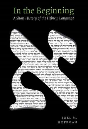 In the Beginning – A Short History of the Hebrew Language de Joel Hoffman