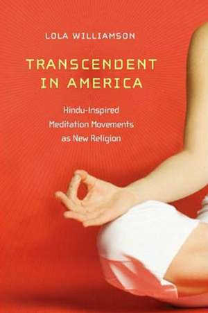 Transcendent in America – Hindu–Inspired Meditation Movements as New Religion de Lola Williamson