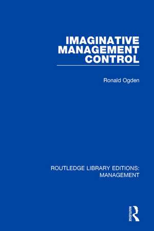 Imaginative Management Control de Ronald Ogden