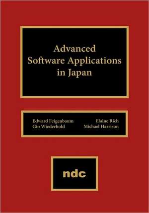 Advanced Software Applications in Japan de Edward A. Feigenbaum