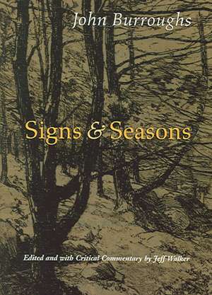 Signs & Seasons de John Burroughs