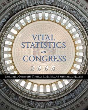 Vital Statistics on Congress 2008 de Norman J. Ornstein