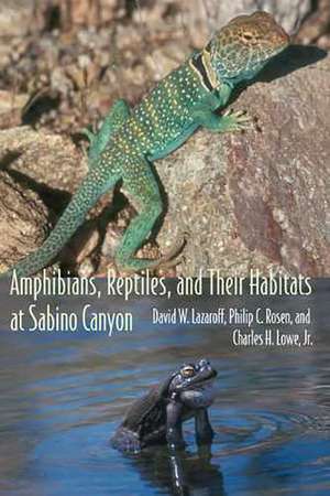 Amphibians, Reptiles, and Their Habitats at Sabino Canyon de David Wentworth Lazaroff