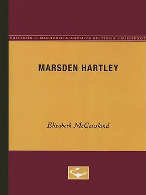 Marsden Hartley de Elizabeth McCausland