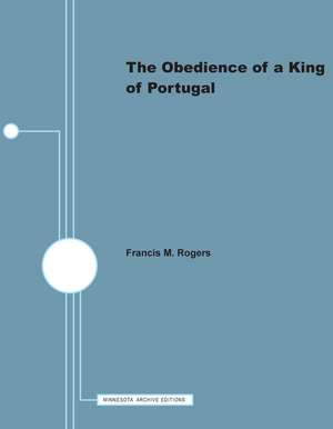 The Obedience of a King of Portugal de Vasco Fernandes de Lucena