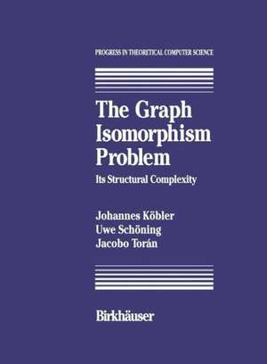 The Graph Isomorphism Problem: Its Structural Complexity de J. Kobler