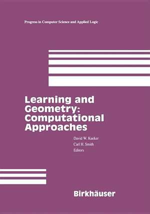 Learning and Geometry: Computational Approaches de David Kueker