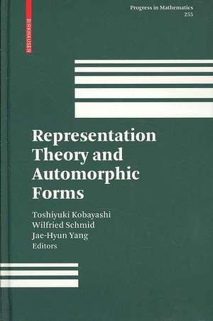 Representation Theory and Automorphic Forms de Toshiyuki Kobayashi