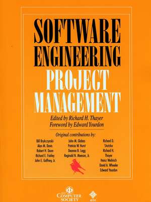 Software Engineering Project Management 2e de RH Thayer