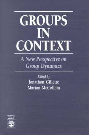 Groups in Context de Jonathon Gillette