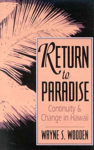 Return to Paradise de Wayne S. Wooden