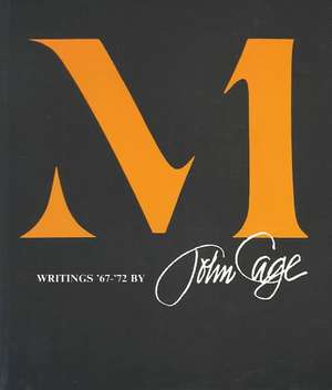 M: Writings '67-'72 de John Cage