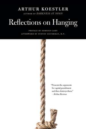 Reflections on Hanging de Arthur Koestler