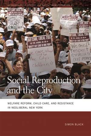 Social Reproduction and the City de Simon Black