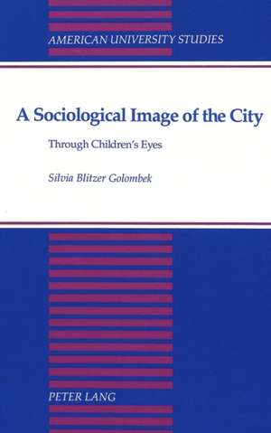 A Sociological Image of the City de Silvia Blitzer Golombek