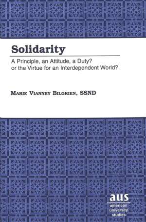 Solidarity de Marie Vianney Bilgrien