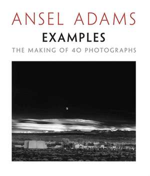 Examples: The Making of 40 Photographs de Ansel Adams