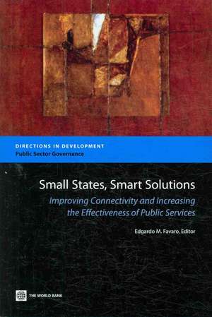 Small States, Smart Solutions: Improving Connectivity and Increasing the Effectiveness of Public Services de Edgardo M. Favaro