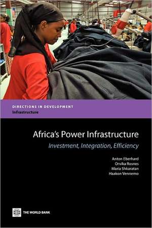 Africa's Power Infrastructure: Investment, Integration, Efficiency de Anton Eberhard