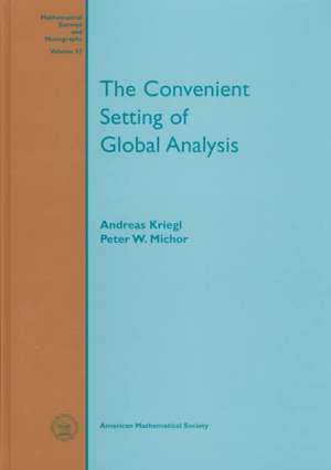 The Convenient Setting of Global Analysis de Peter W. Michor