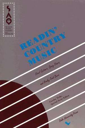 Saq941-Readin' Country Music de Cecelia Tichi