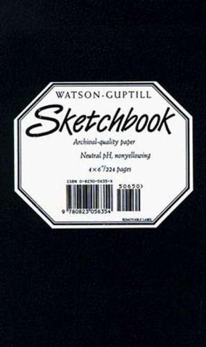 Small Sketchbook (Kivar, Black): Black de Watson-Guptill Publishing