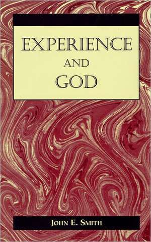 Experience and God de John Smith