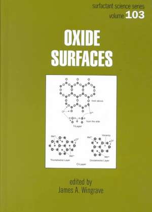 Oxide Surfaces de James A. Wingrave