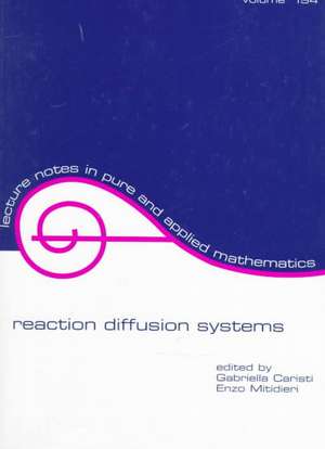 Reaction Diffusion Systems de Gabriela Caristi