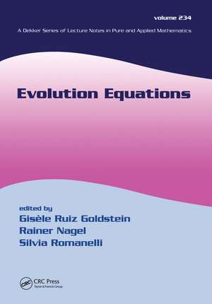 Evolution Equations de Gisele Ruiz Goldstein