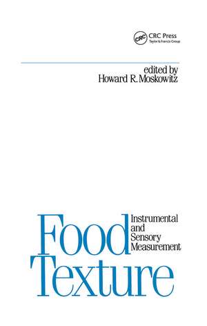 Food Texture de Howard R. Moskowitz