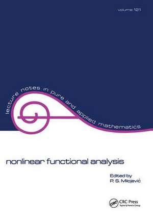 Nonlinear Functional Analysis de P. S. Milojevic