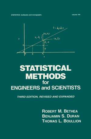 Statistical Methods for Engineers and Scientists de Robert M. Bethea